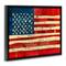 Stupell Industries United We Stand Independence Day Festive American Flag Floater Framed Art